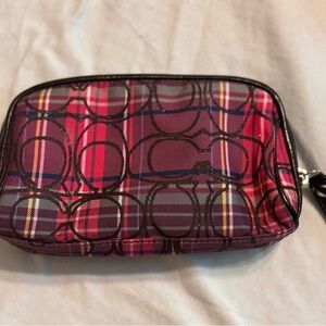Coach Pink Plaid Women's Bag